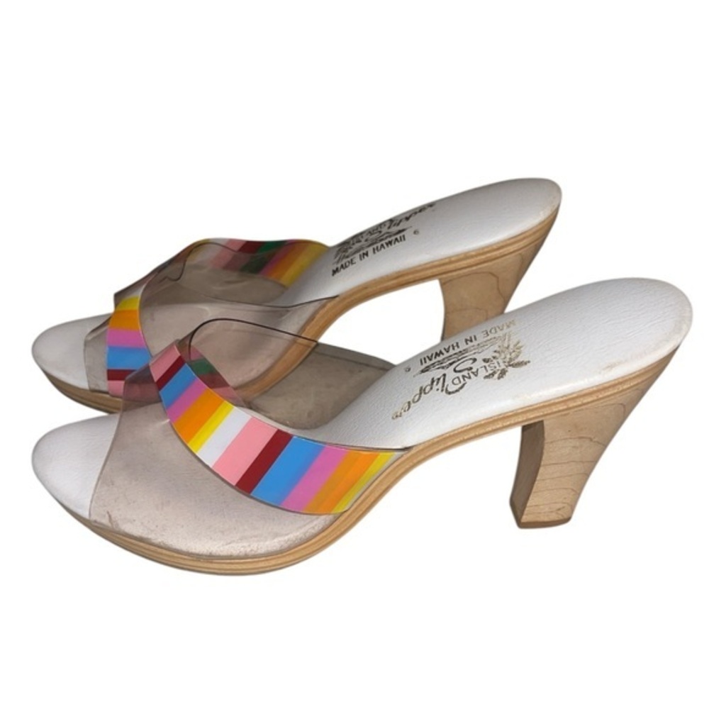 Vintage Island Slipper heels 6